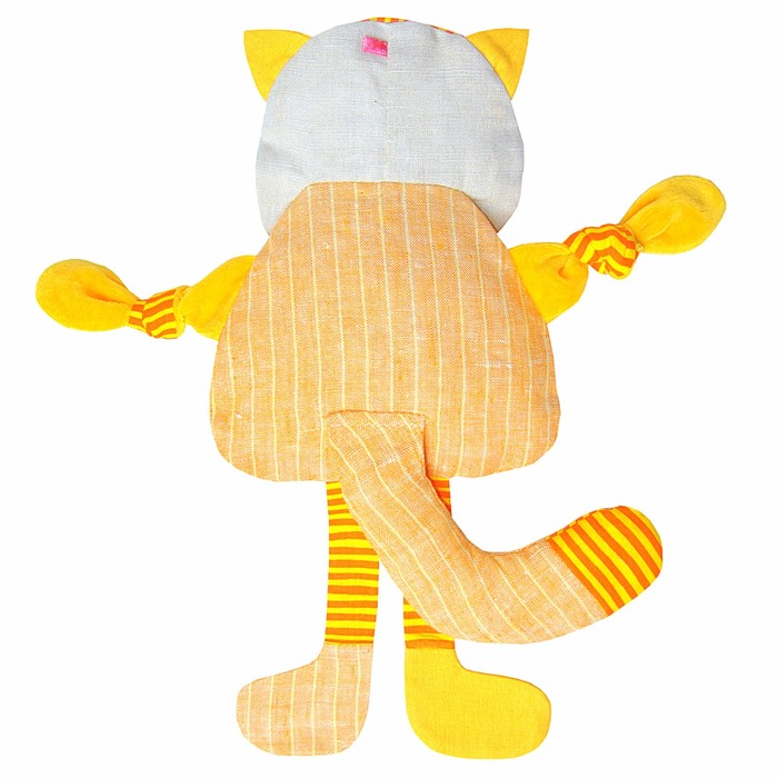 Развивающая игрушка с вишнёвыми косточками "Кот. Доктор мякиш" 