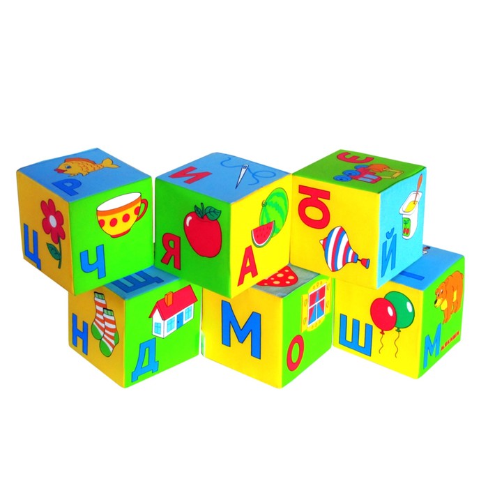 Развивающие кубики "Умная азбука" 