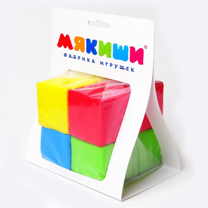 Набор мягких кубиков «4 цвета» 