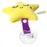 Пустышка/комфортер «Звёздочка», силиконовая, с мягкой игрушкой 