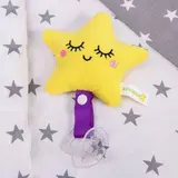 Пустышка/комфортер «Звёздочка», силиконовая, с мягкой игрушкой  - фото 5