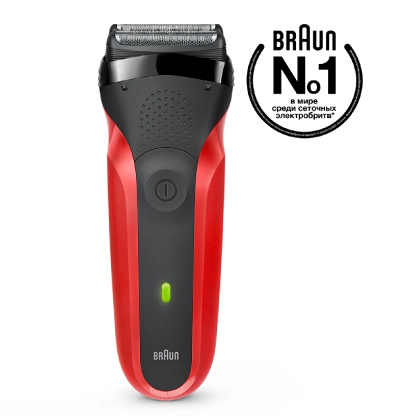 Электробритва Braun Series 3 300S Black Red - фото 2
