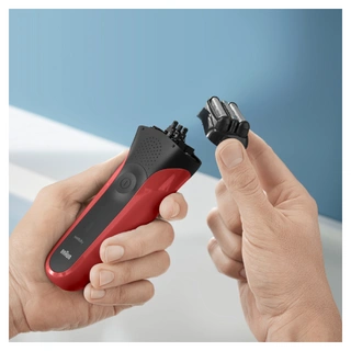 Электробритва Braun Series 3 300S Black Red