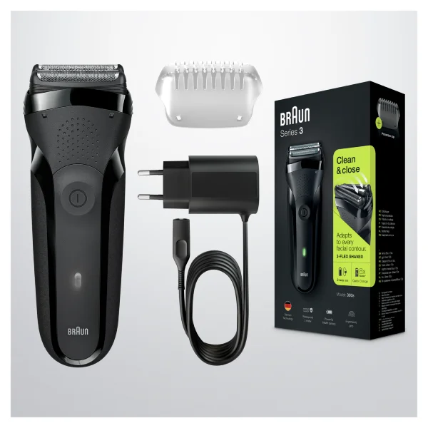 Электробритва Braun Shaver BLK/BLK Box Euro 300BT (5408) - фото 5