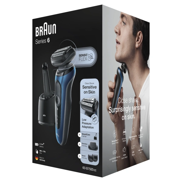 Бритва Braun 60-B7500cc Blue Box EE - фото 14