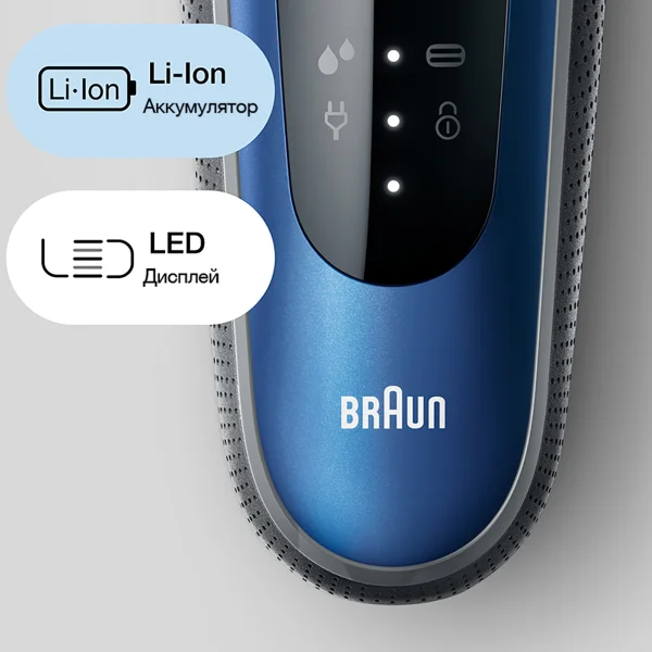 Бритва Braun 60-B7500cc Blue Box EE - фото 8