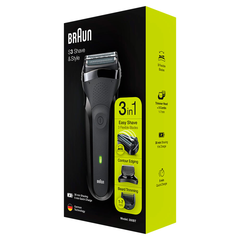 Электробритва мужская Braun 300BT - фото 5