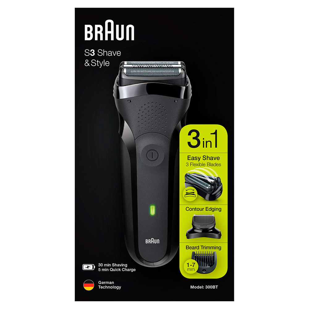 Электробритва мужская Braun 300BT - фото 4