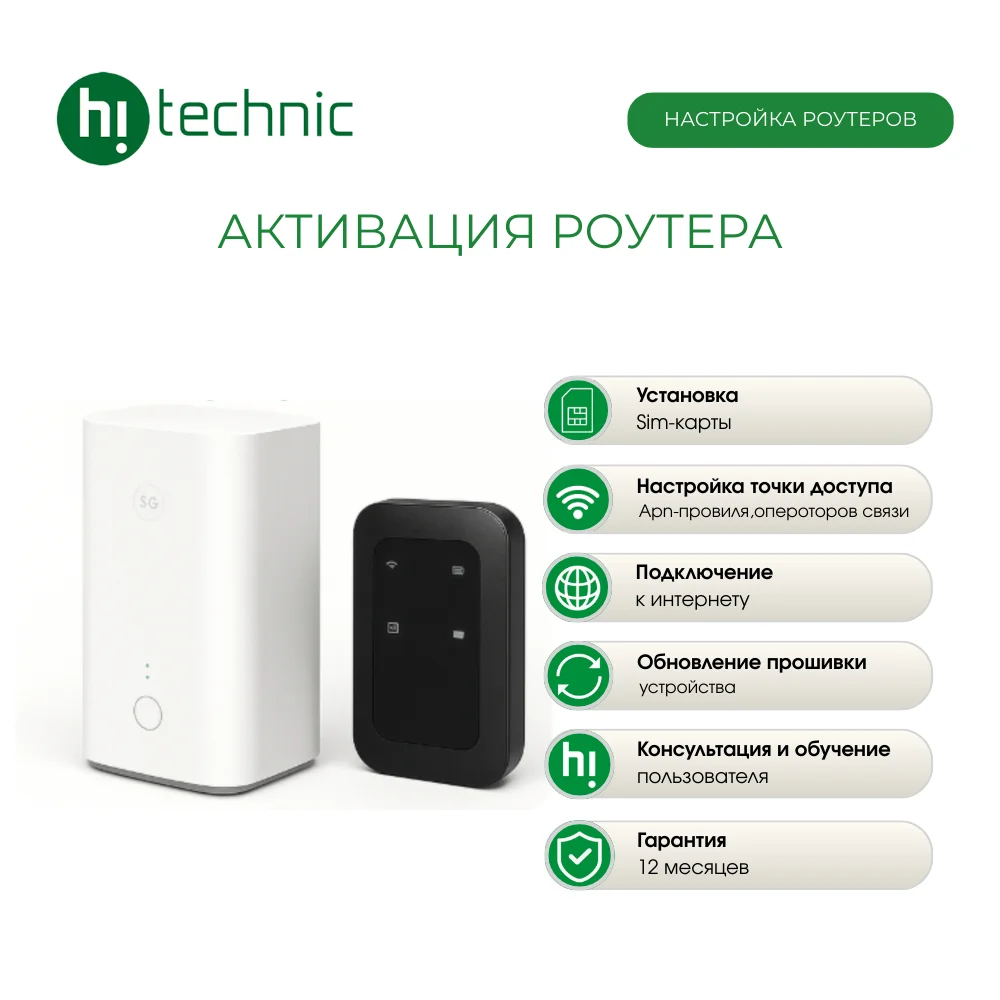 Активация роутера