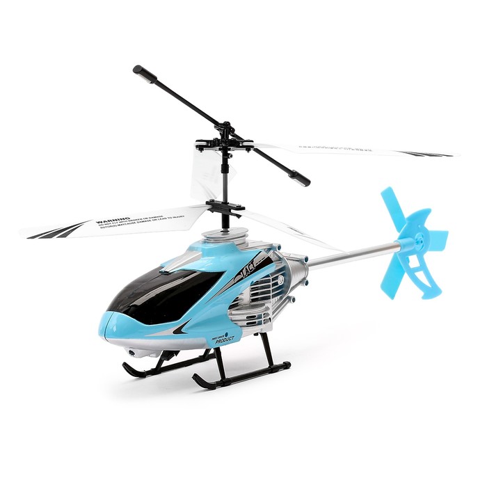 Вертолет радиоуправляемый, со световыми эффектами, цвета МИКС 