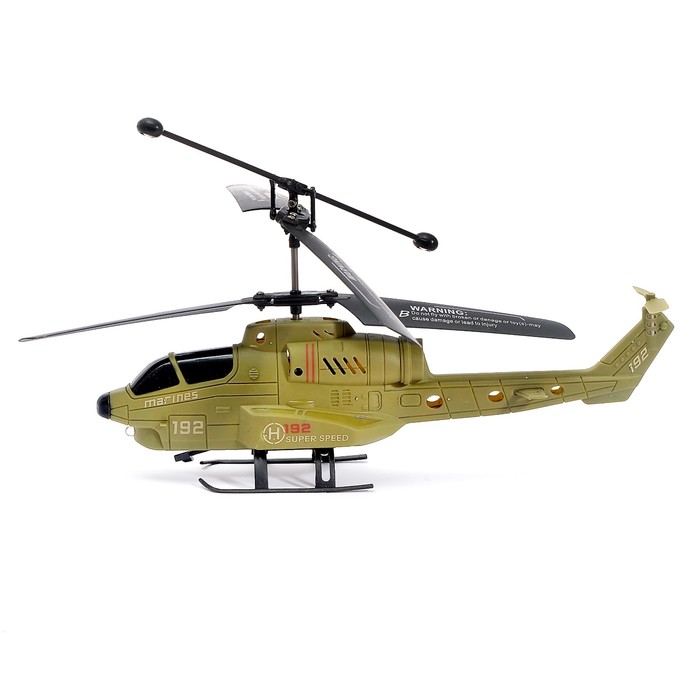 Вертолет радиоуправляемый «Военный», световые эффекты, МИКС 