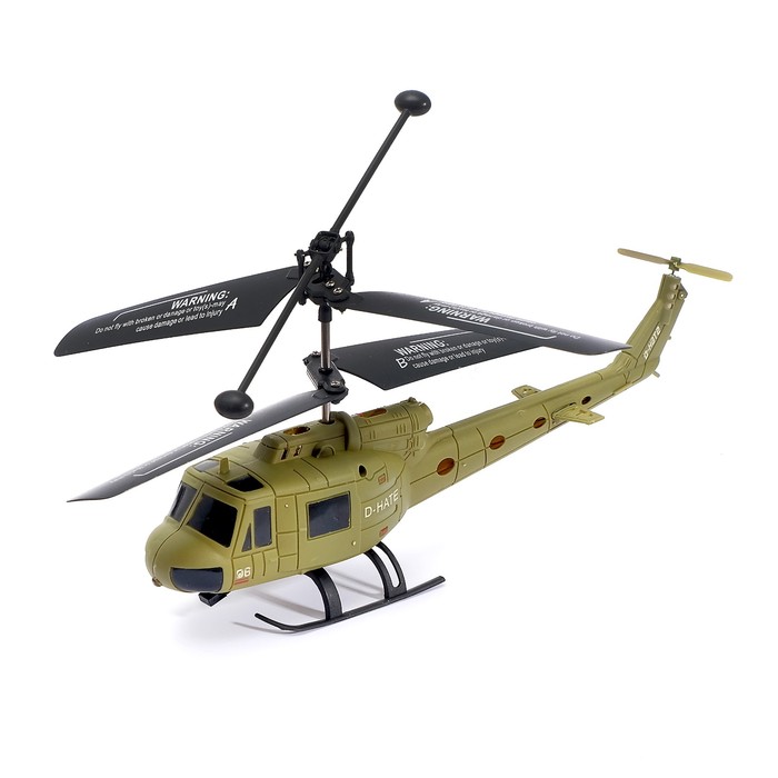 Вертолет радиоуправляемый «Военный», световые эффекты, МИКС 
