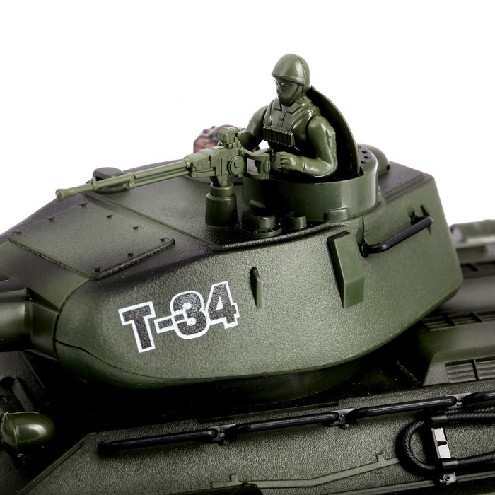 Танк радиоуправляемый «Т-34», с аккумулятором, с бункером 