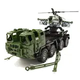 Военный тягач «Щит», с вертолетом  - фото 2