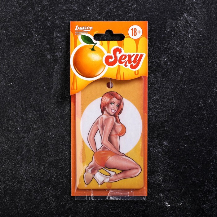 Ароматизатор бумажный "Апельсин", Sex 