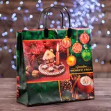 Пакет "Праздничные краски", мягкий пластик, 30х30 см, 150 мкм  - фото 2