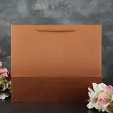 Пакет из дизайнерской бумаги 25 х 8.5 х 29 см  - фото 2