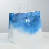 Пакет подарочный крафт Only for you, 32 × 28 × 15 см 