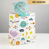 Пакет ламинированный "Пегас", люкс, 26 х 32 х 12.5 см 