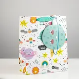 Пакет ламинированный "Пегас", люкс, 26 х 32 х 12.5 см  - фото 3