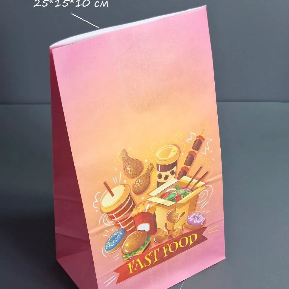 Пакет Box.kz Fast food 24х15х10см 5шт 