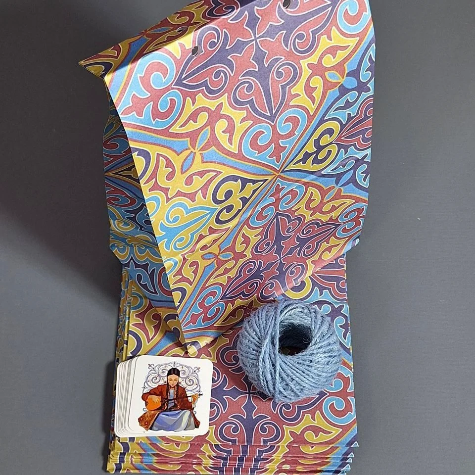 Пакет Box.kz Орнамент 25х15х10см 10шт 