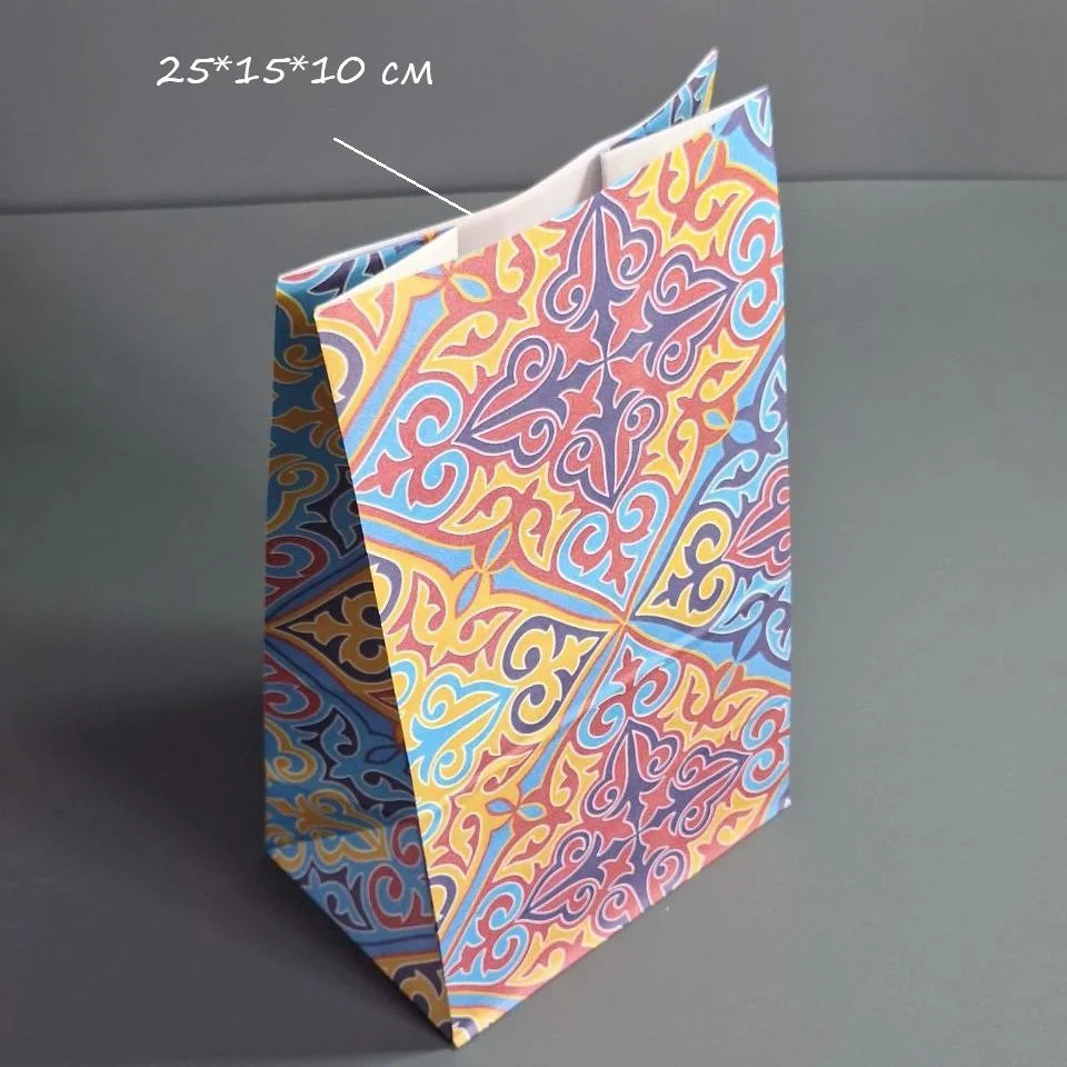 Пакет Box.kz Орнамент 25х15х10см 5шт 