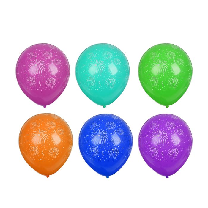 Набор воздушных шаров Брызги, 25 шт. 10" 