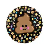 Шар фольгированный 18" "Эмоции", смайлик, какашка 