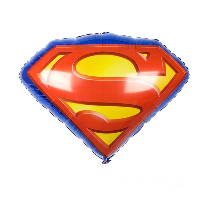 Шар фольгированный 26" «Супермен», эмблема 