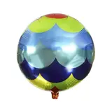 Шар фольгированный 18" "Радужный", круг, индивидуальная упаковка 