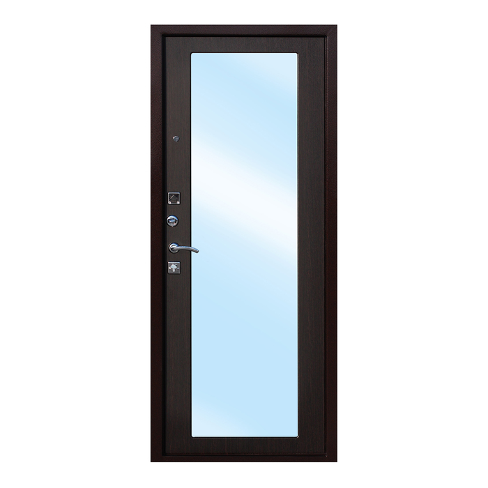 Дверь входная Царское Зеркало MAXI Венге 2050x860 (правая) 