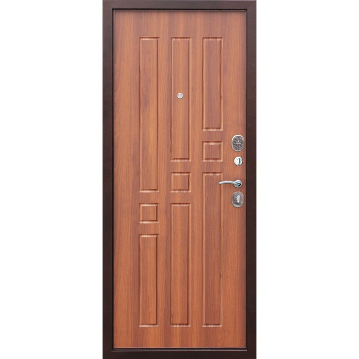 Дверь входная Гарда Рустикальный дуб 2050х960 (правая) 
