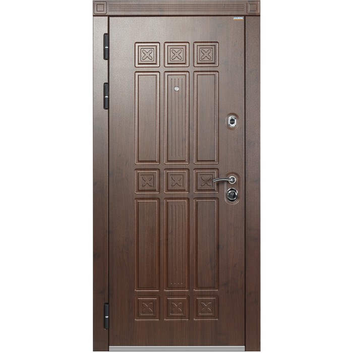Дверь входная СЕНАТОР S, Кельт 2 винторит/беленый дуб 2066х980 (левая) 