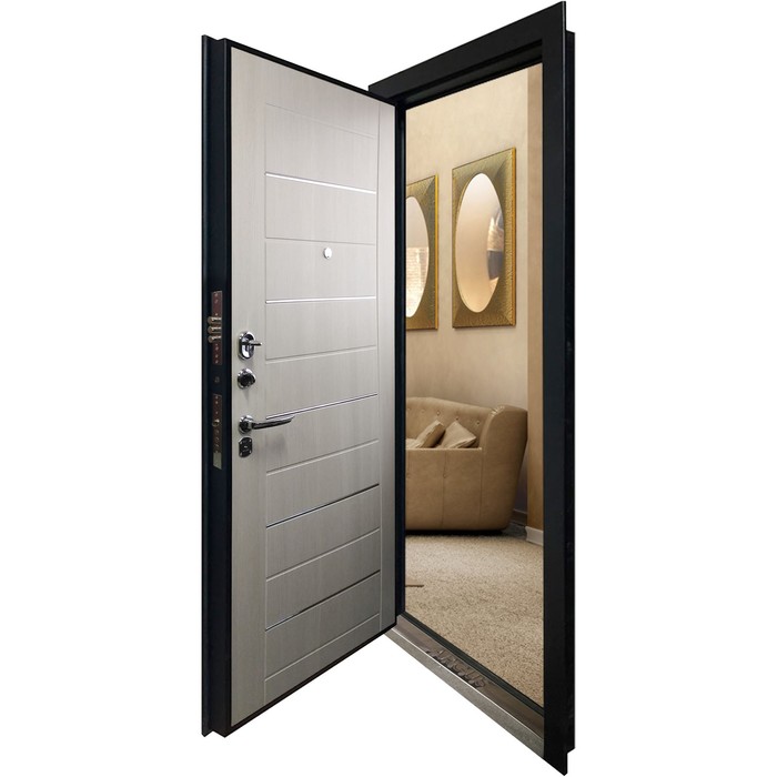 Сейф-дверь ARGUS «ДА-1», 870 × 2050 мм, правая, цвет капучино муар 