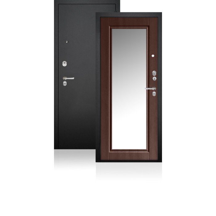 Сейф-дверь ARGUS «ДА-62», 870 × 2050 мм, левая, цвет шоколад филадельфия, зеркало 
