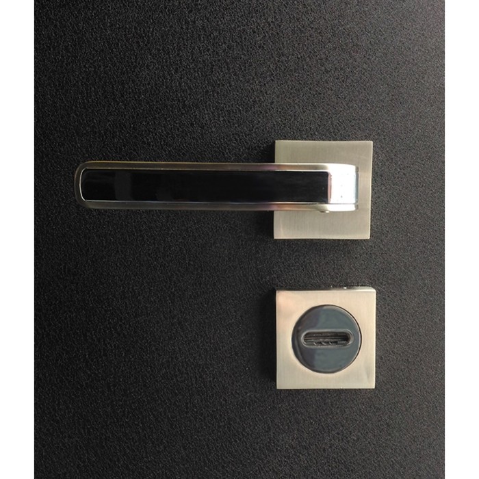 Сейф-дверь ARGUS «ДА-92 NEW Кензо», 870 × 2050 мм, левая, чёрное стекло «Кензо» 