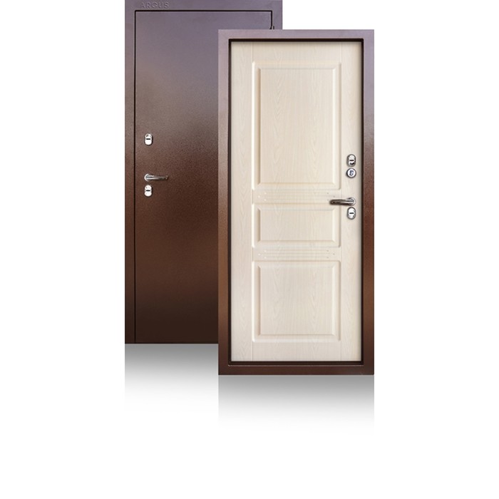 Сейф-дверь ARGUS «Тепло-5», 870 × 2050 мм, левая, цвет дуб белёный 