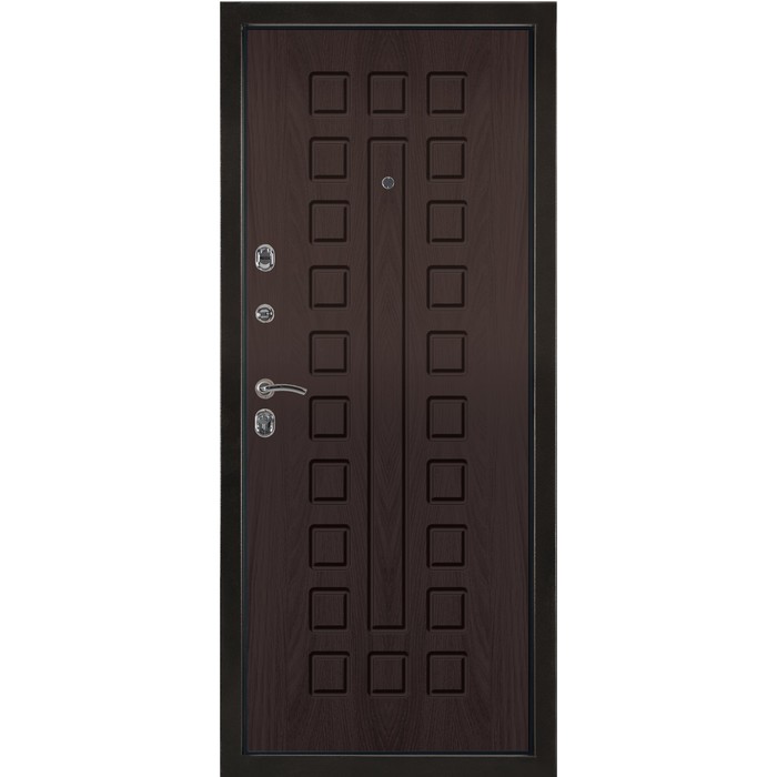 Дверь входная СОЛОМОН Квадро, тик/антик медь 2066х880 (левая) 