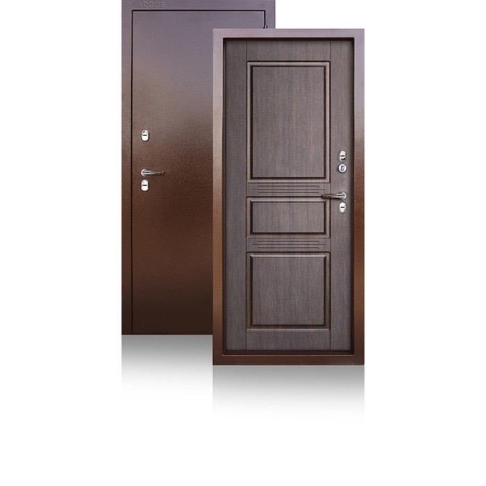 Сейф-дверь ARGUS «Тепло-5», 870 × 2050 мм, правая, цвет венге 