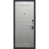 Входная дверь "Бастион" орех рифленый/сандал белый 2050х960 (левая)  - фото 2