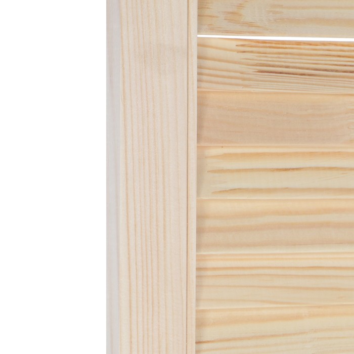 Дверь жалюзийная из ХВОИ, сорт А, 99,3×39,4×2 см, "Лесопилка 177" 