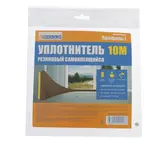 Уплотнитель резиновый I-профиль, 10 м, коричневый  - фото 2