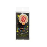 Свеча в торт мини "50 лет" 