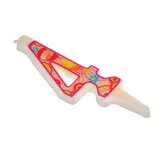 Свеча в торт цифра 4 "С днем рождения"  - фото 3