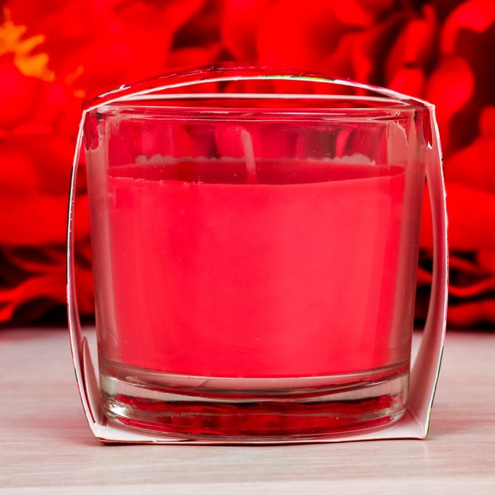 Свеча арома в стакане "Любимой" 
