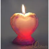 Свеча мигающая "Сердце"  - фото 2