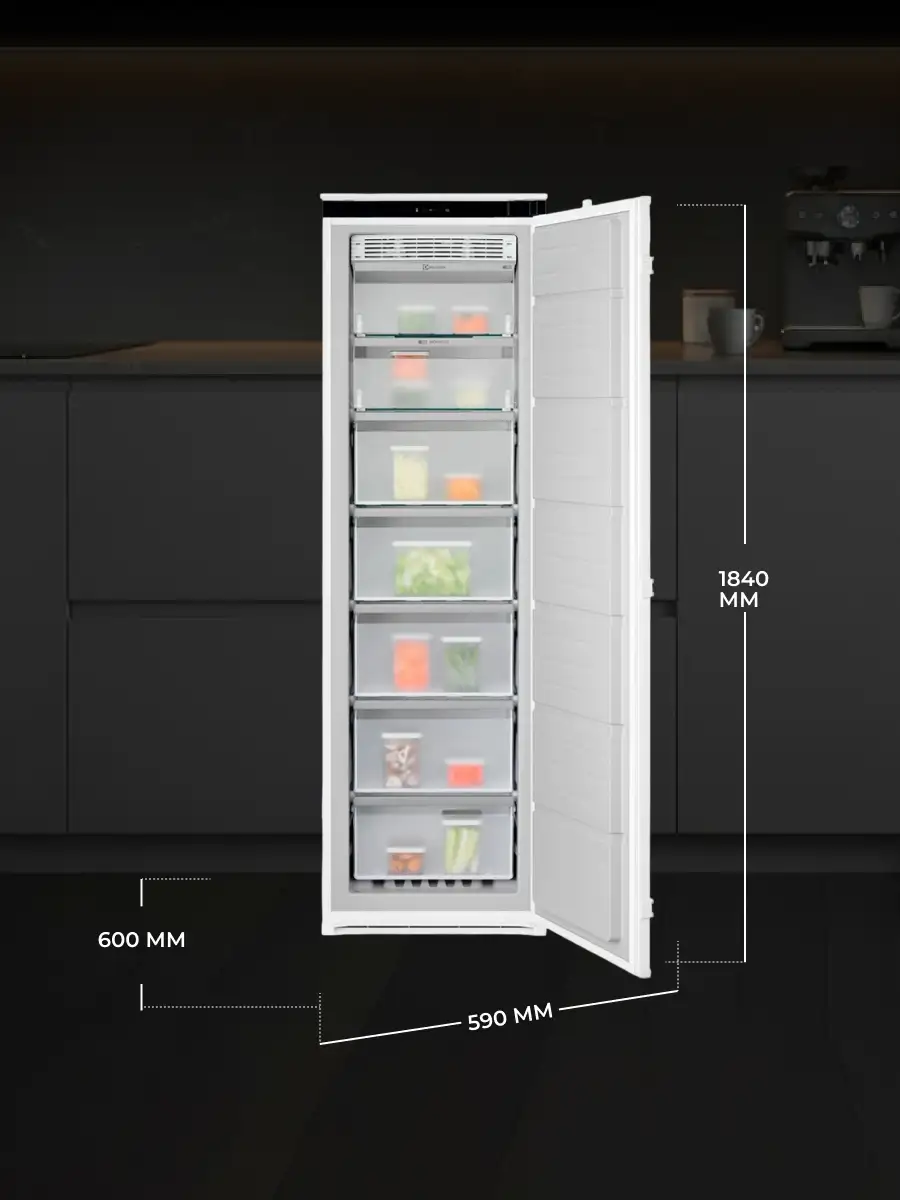 Встраиваемый морозильник Electrolux EUN7ND18S - фото 8