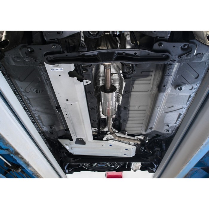 Защита топливного бака Nissan Terrano FWD 2014-2016, AL 4 мм, в комплекте, 333.4720.1 