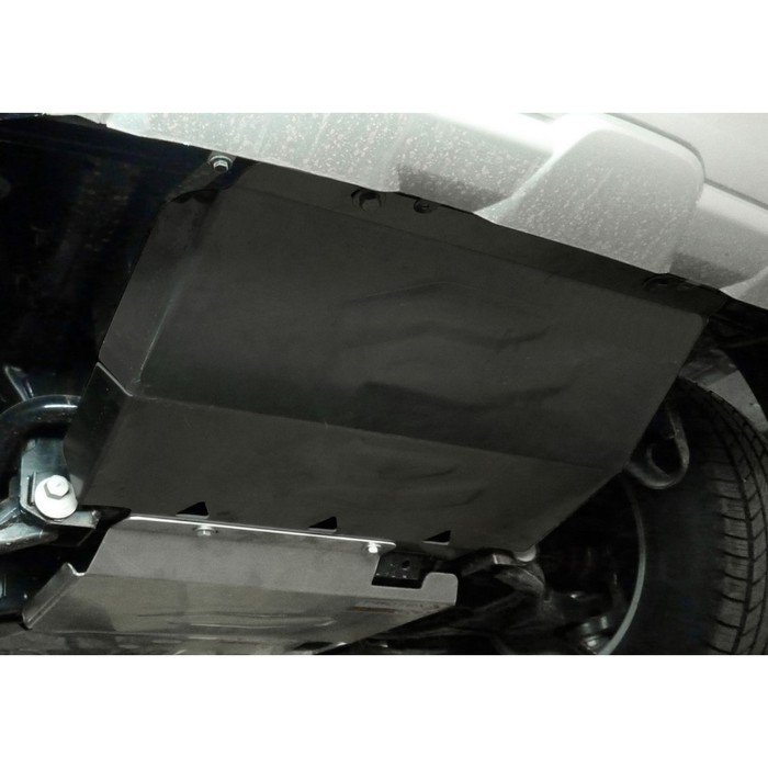 Защита радиатора АвтоБРОНЯ для Ford Ranger (V - 2.2d) 2012-2015, сталь 2 мм, с крепежом, 111.01829.1 
